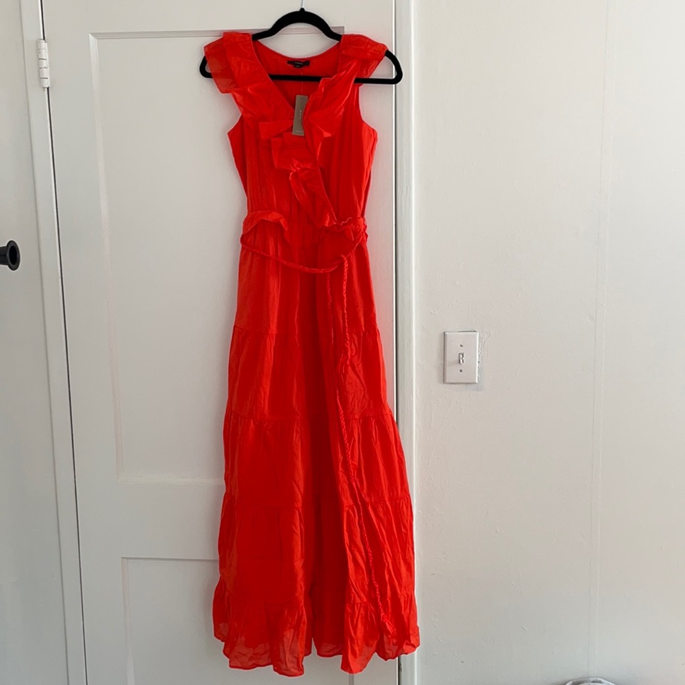 Jcrew Red/orange Maxi size 00